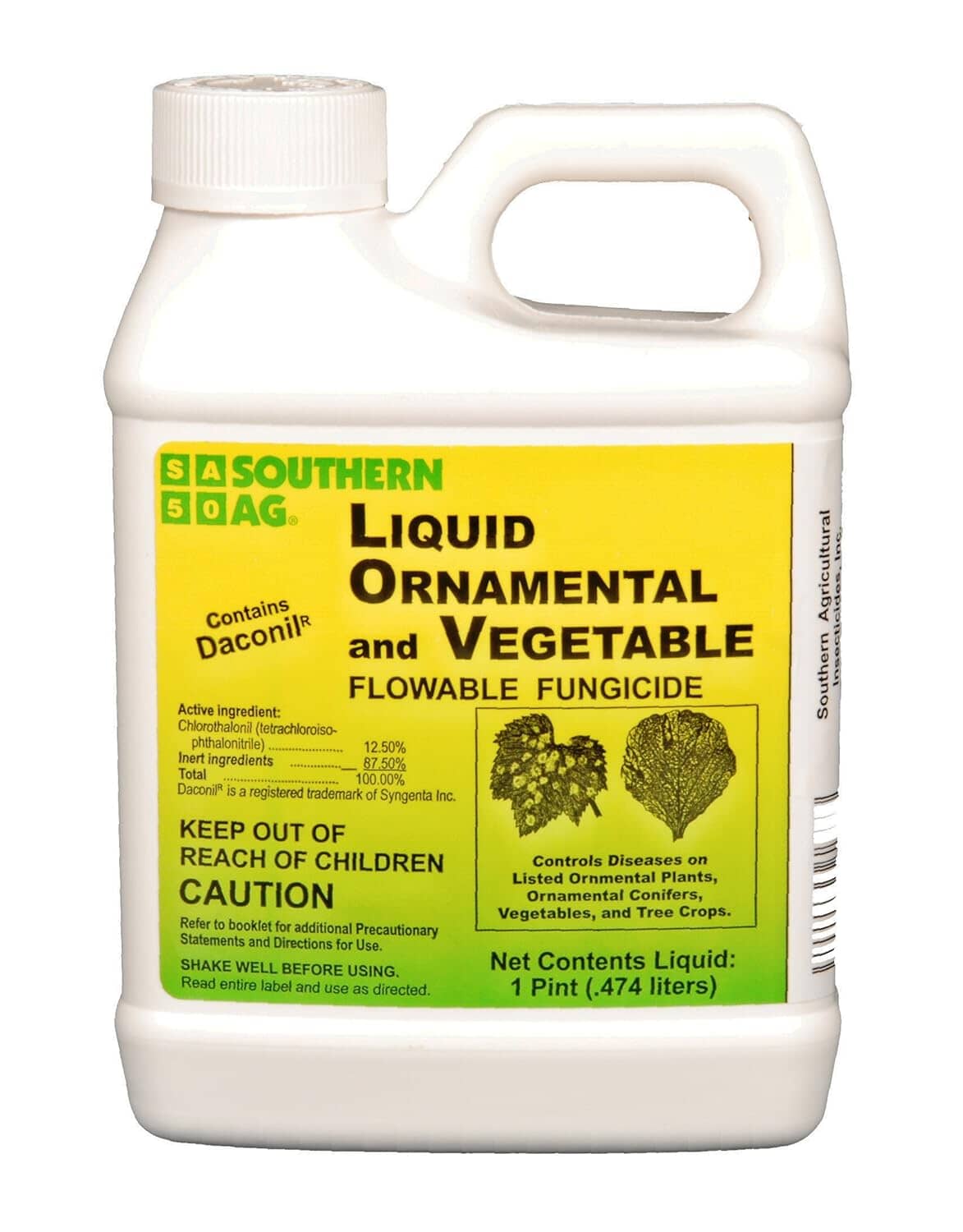 Liquid Ornamental & Vegetable Fungicide contains Daconil - 1 Pt. Everglades Farm