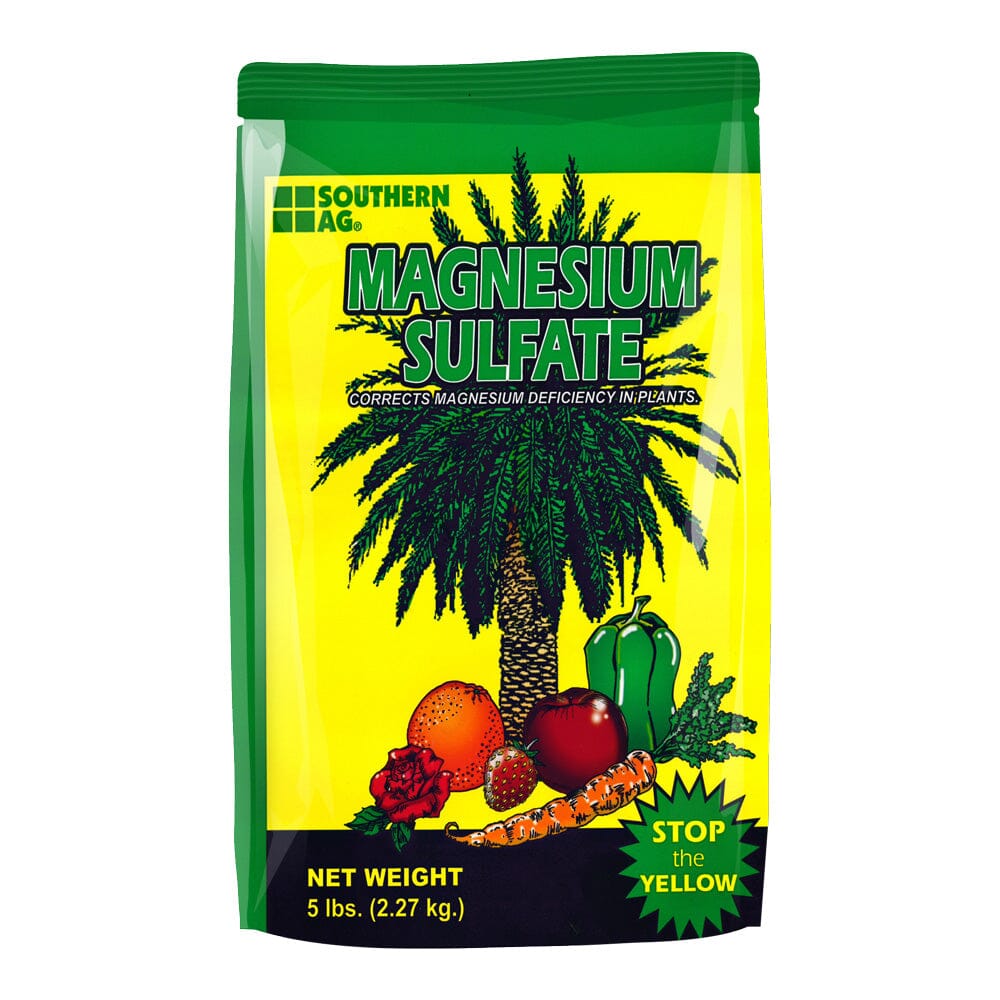 magnesium fertilizer for plants Southern Ag Magnesium Sulfate Fertilizer, 5 lbs