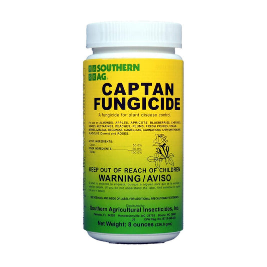 Captan Fungicide Powder 8 oz. bottle Everglades Farm 