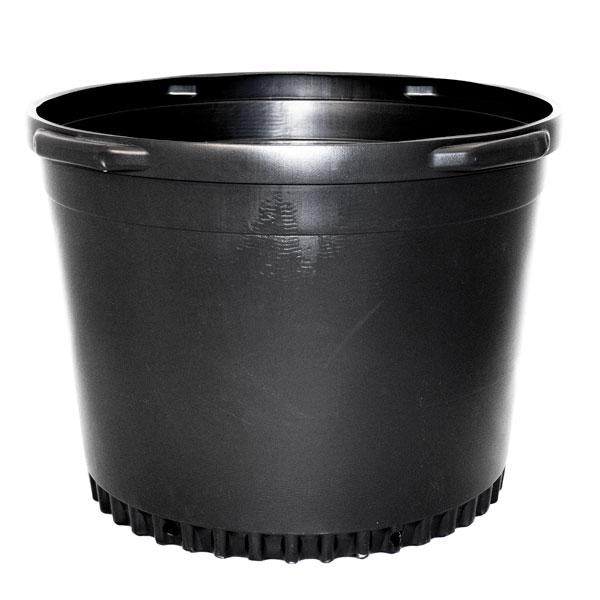 Pots 25 Gallons - Plastic Container Black - 1000 Everglades Farm