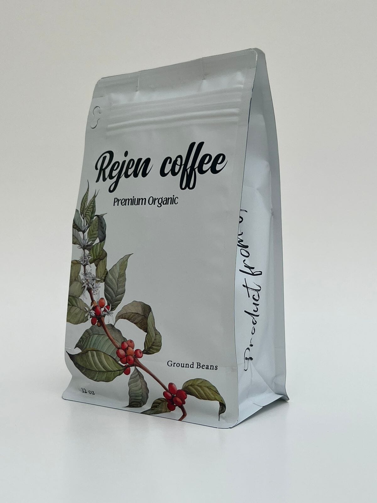 Guatemalan Premium Organic Coffee Ground Beans, Rejen Brand, 12 oz. Bag Everglades Farm 