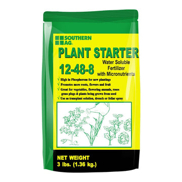 Plant Starter Soluble Fertilizer 12-48-8 - 3 lb. Bag Everglades Farm 
