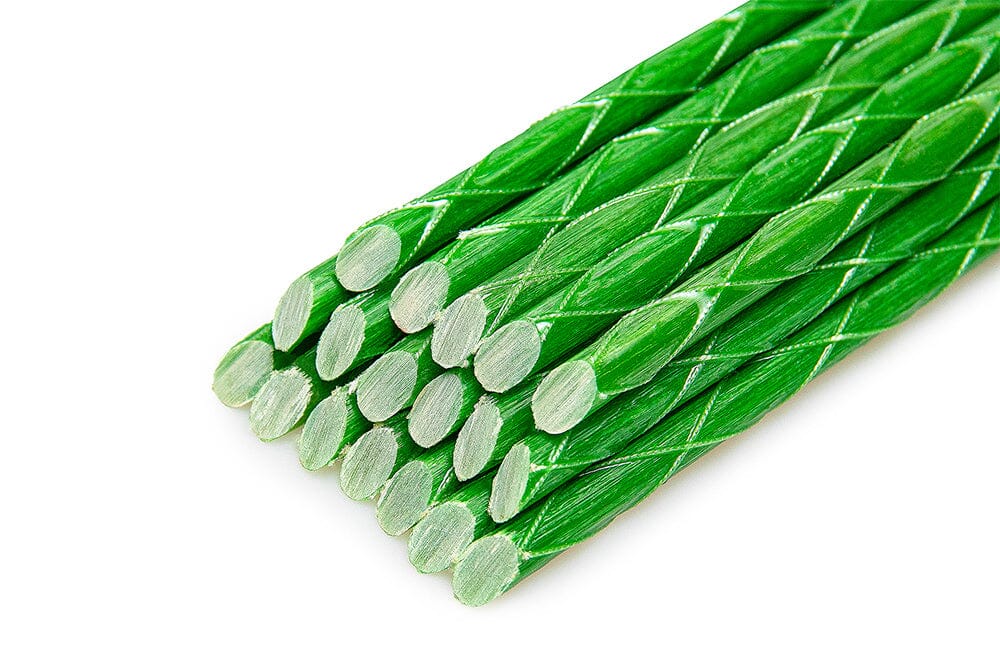 Garden Stakes Heavy Duty Fiberglass Green - Pack of 20 Everglades Farm