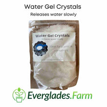 Water Gel Crystals for Moisture Retention, prevents dehydration of plants, 12-ounce bag Everglades Farm 